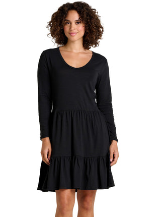 Womens Marley Tiered LS Dress