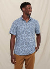 FADED INDIGO VINE PRINT